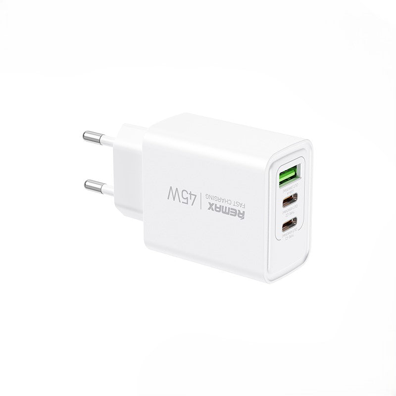 KIDDY SERIES 45W RP-U139 2xUSB-C/1xUSB NETWORK CHARGER WHITE