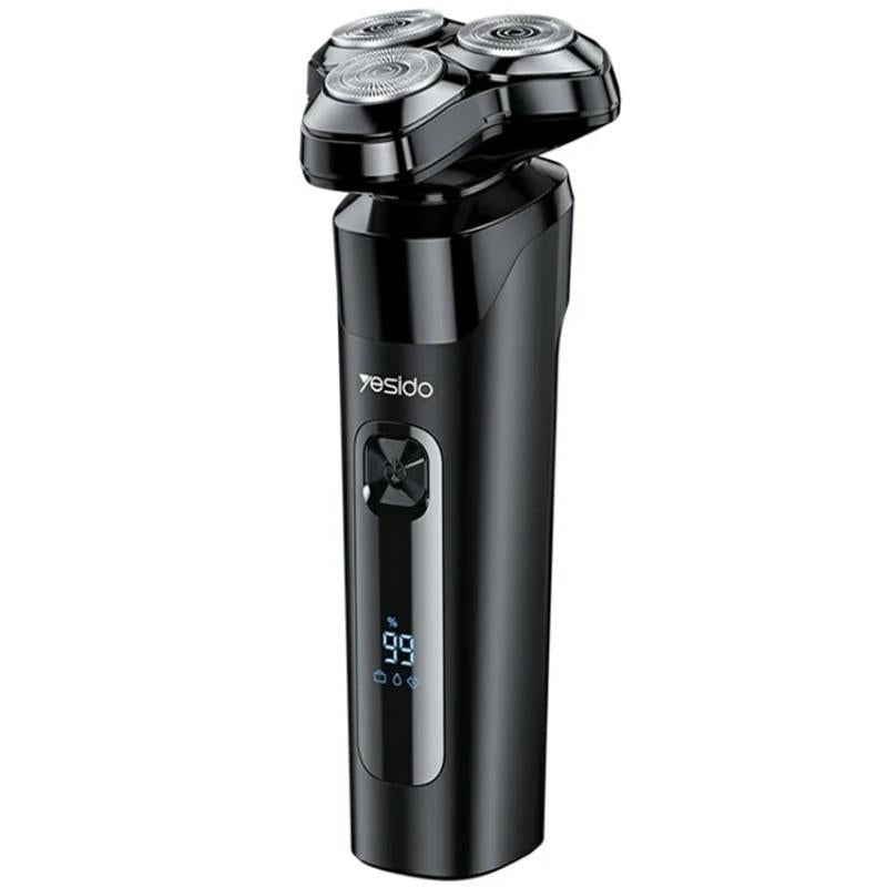 YESIDO Electric Shaver MG05 600mAh IPX7 + 3 Steel Blades, BLACK