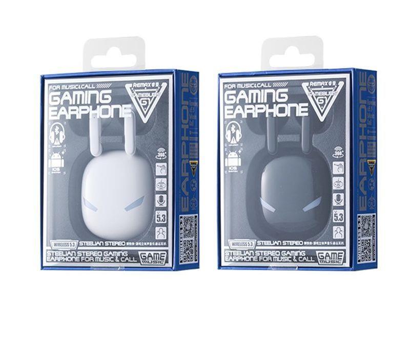 HEADPHONES BLUETOOTH REMAX TWS G1 GAME BUDS BLACK