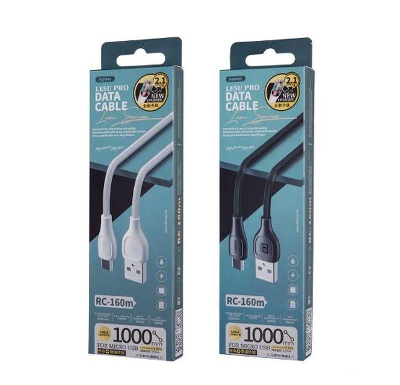 CABLE TYPE-C REMAX LESU PRO WHITE RC-160a 1M 2.1A