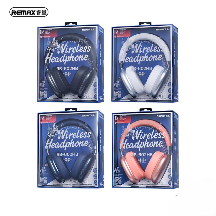 REMAX HEADPHONES RB-602HB Bluetooth 5.4 – BLACK