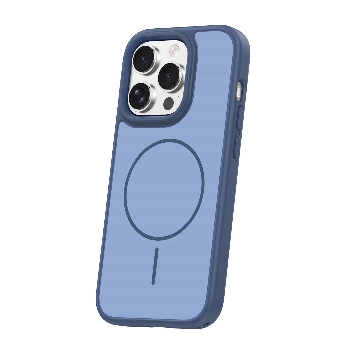 Coque Frame Thin Mag TFO iPhone 14 Pro — Bleu