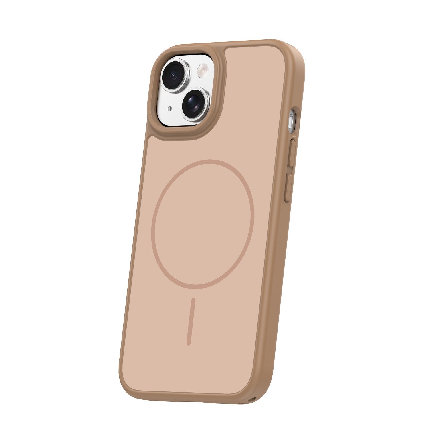 Coque Frame Thin Mag TFO pour iPhone 15 6,1" — Marron
