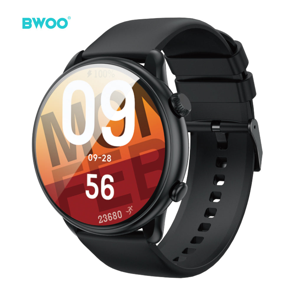 Montre connectée BWOO WA-10 1.32" AMOLED noir