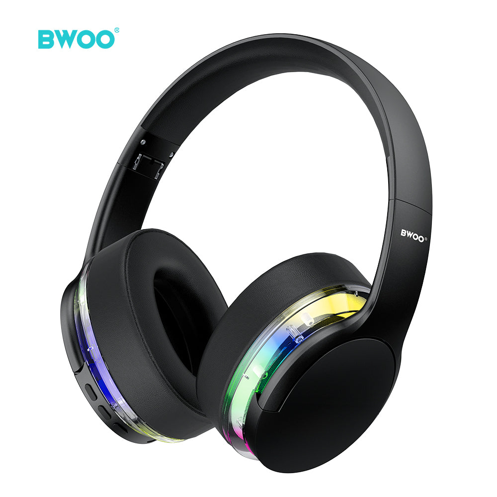 Casque Audio Sans-fil BWOO BW587 — Réduction Bruit Active, 10h d'autonomie