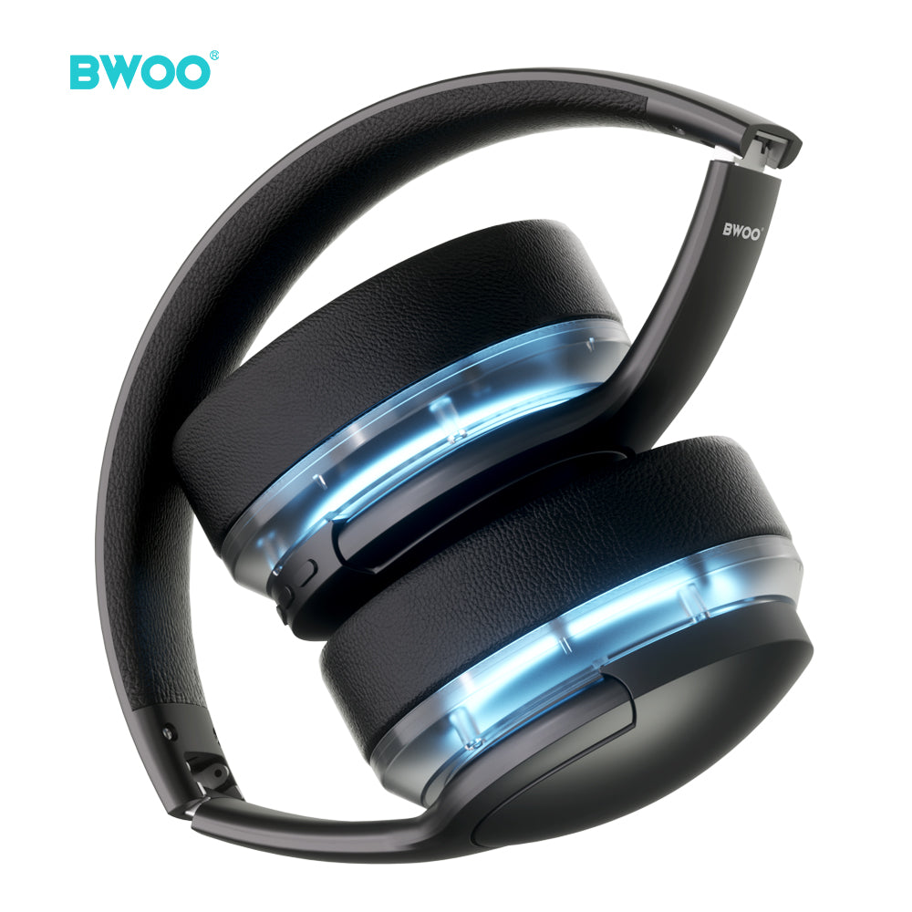 Casque Audio Sans-fil BWOO BW587 — Réduction Bruit Active, 10h d'autonomie