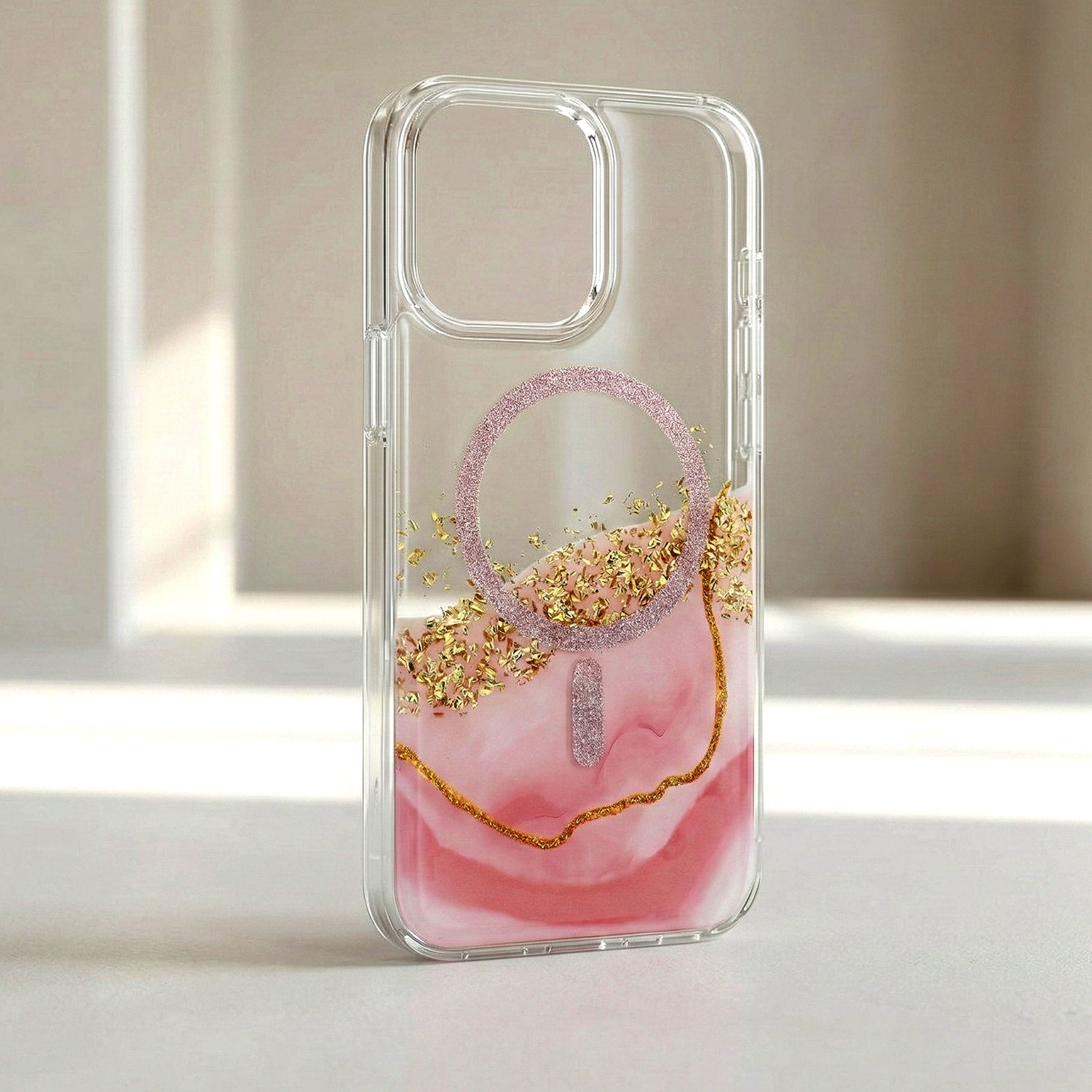 Coque Epoxy Mag pour iPhone 11 rose