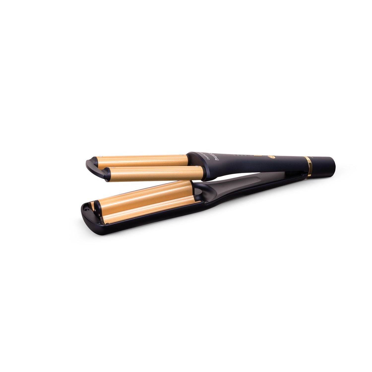 Huslog adjustable hair waver navy blue and gold