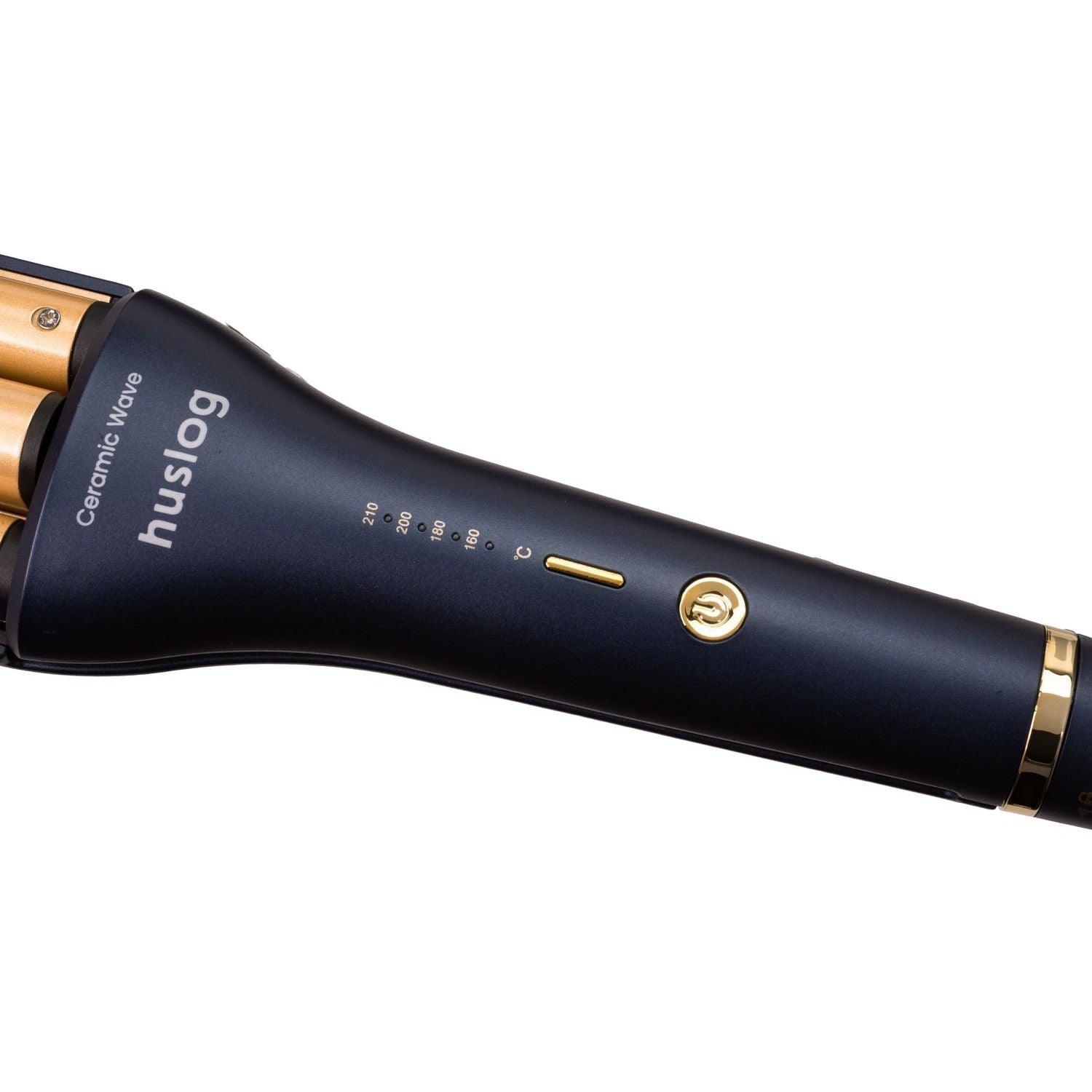 Huslog adjustable hair waver navy blue and gold