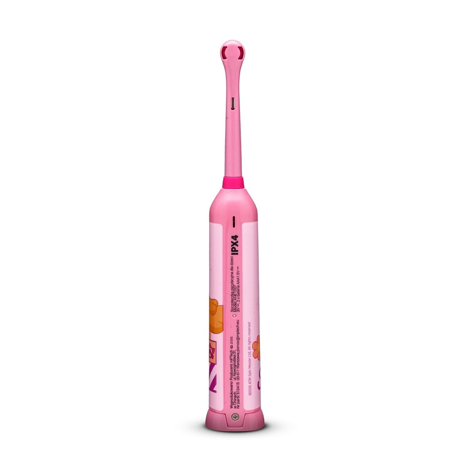 Paw Patrol oscillating children's toothbrush pink pattern 2