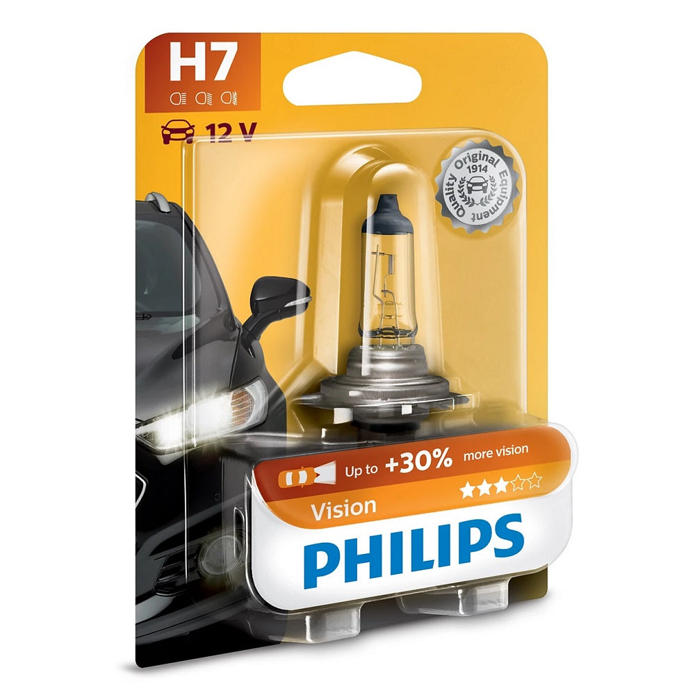Philips H7 Vision Car Bulb 1pc 12V 55W 12972PRB1