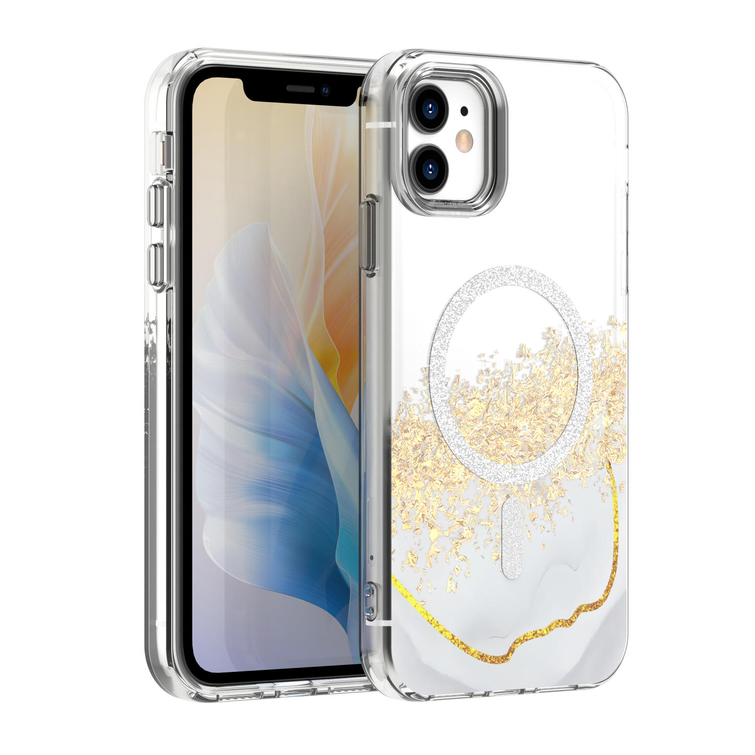 Coque Epoxy Mag pour iPhone 11 blanc