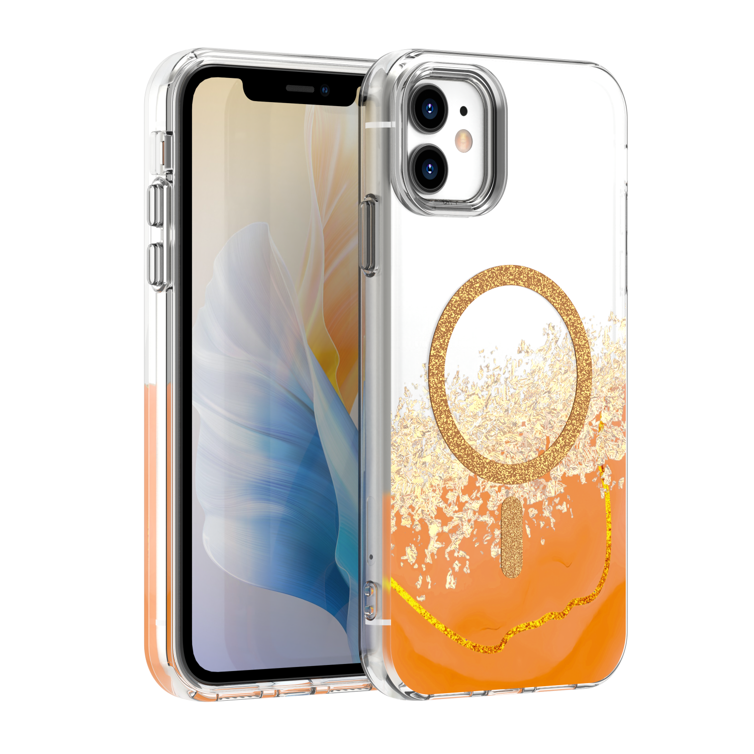 Coque Epoxy Mag TFO pour iPhone 11 orange
