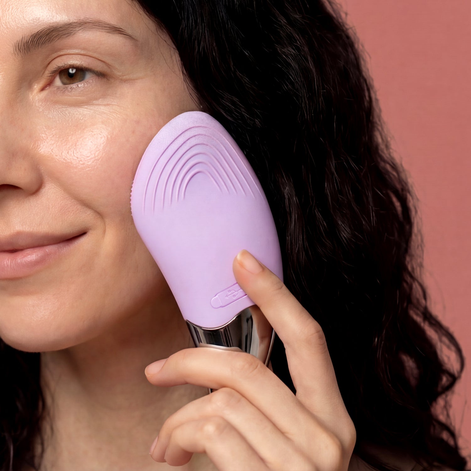 Marielle Electronic Facial Cleansing Brush MST purple