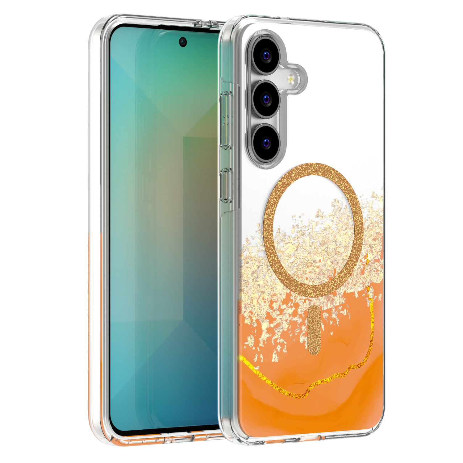 Coque Epoxy Mag TFO pour Samsung Galaxy S25 FE orange