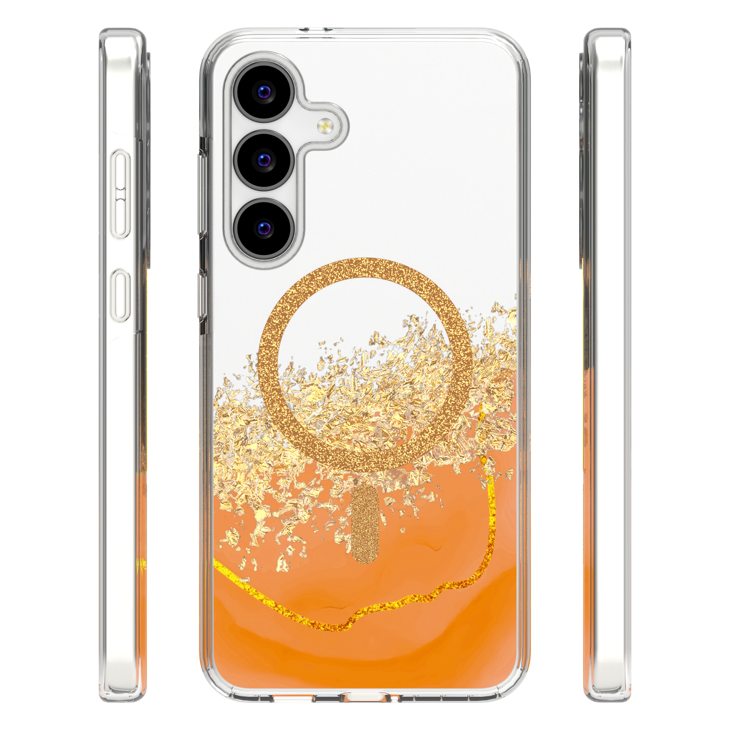 Coque Epoxy Mag TFO pour Samsung Galaxy S25 FE orange