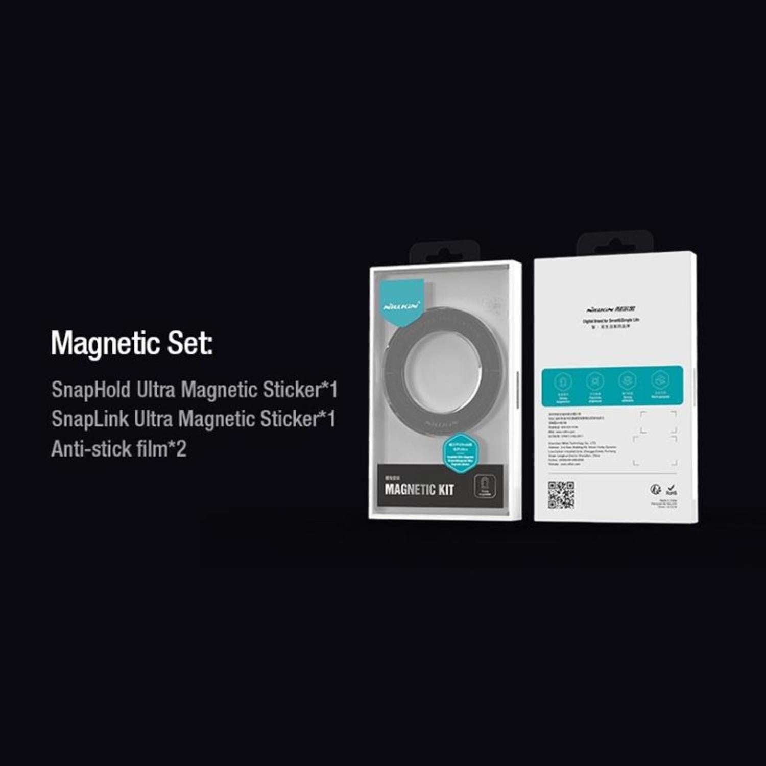 NILLKIN SNAPLINK ULTRA & SNAPHOLD ULTRA MAGNETIC STICKER (TABLET) BLACK
