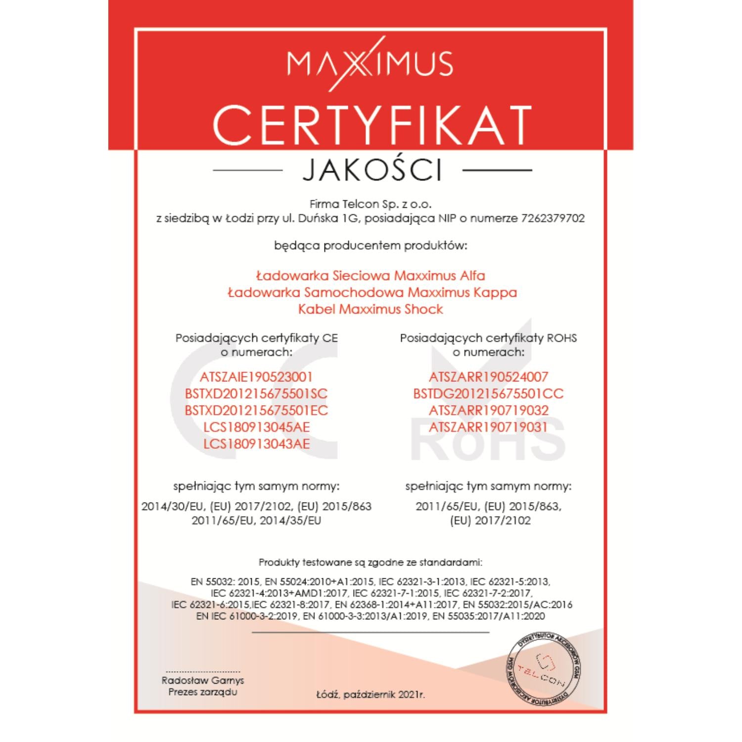 Łaowarka Sieciowa MX ALFA 20W PD+QC, USB-A+C biała TTT