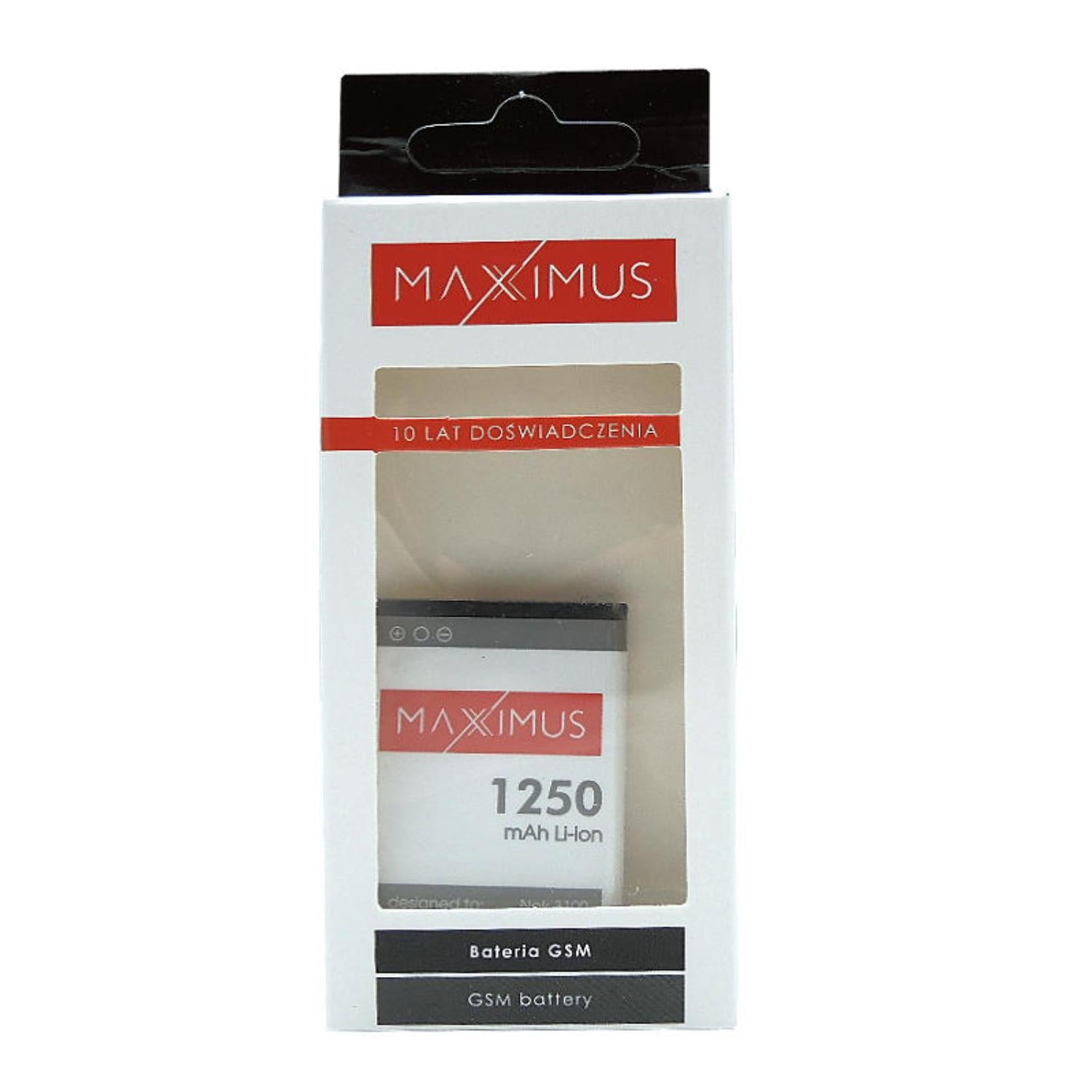 Batterie Maxximus pour Nokia 3100/3650 — 1250 mAh