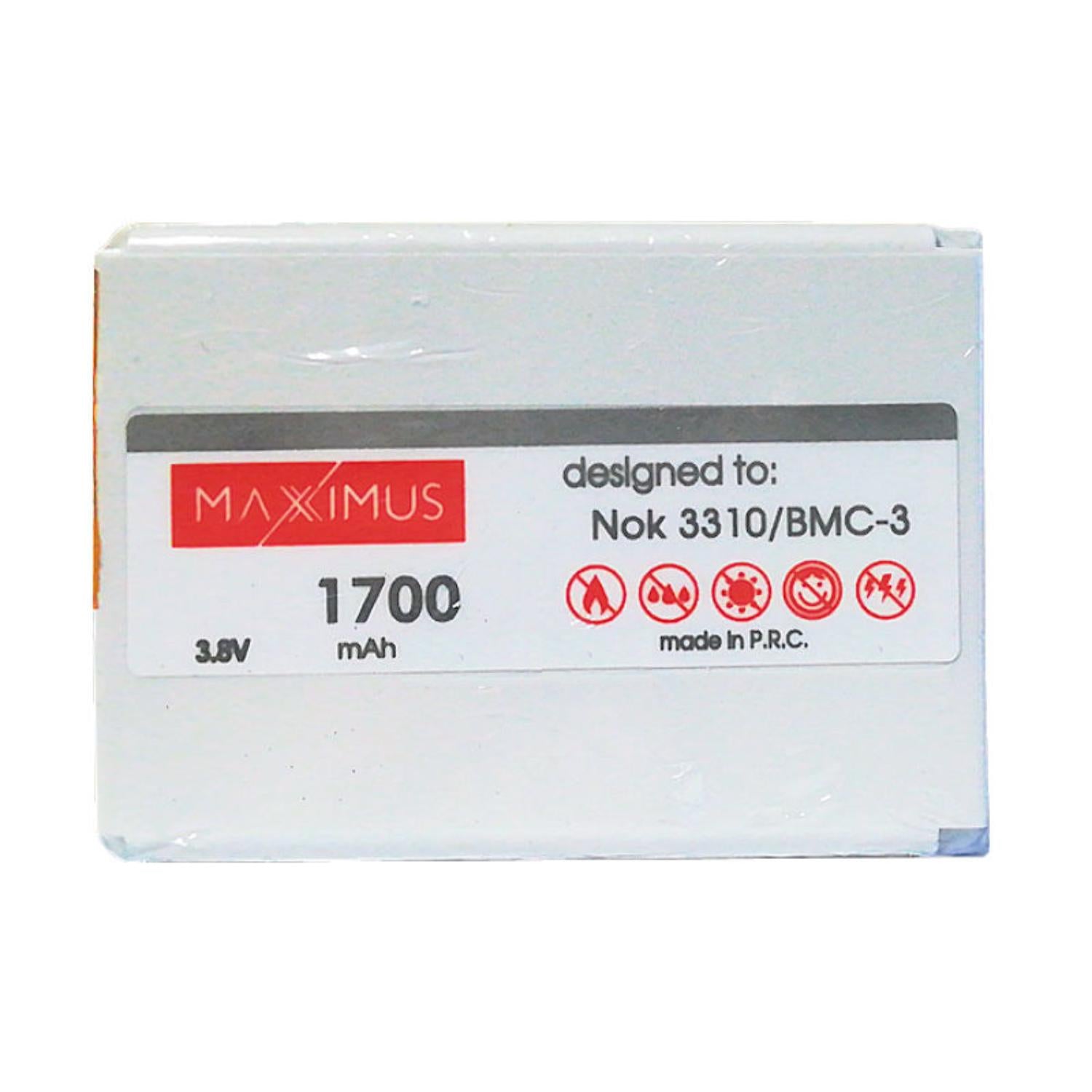 Batterie Maxximus pour Nokia 3310 — 1700 mAh Lion
