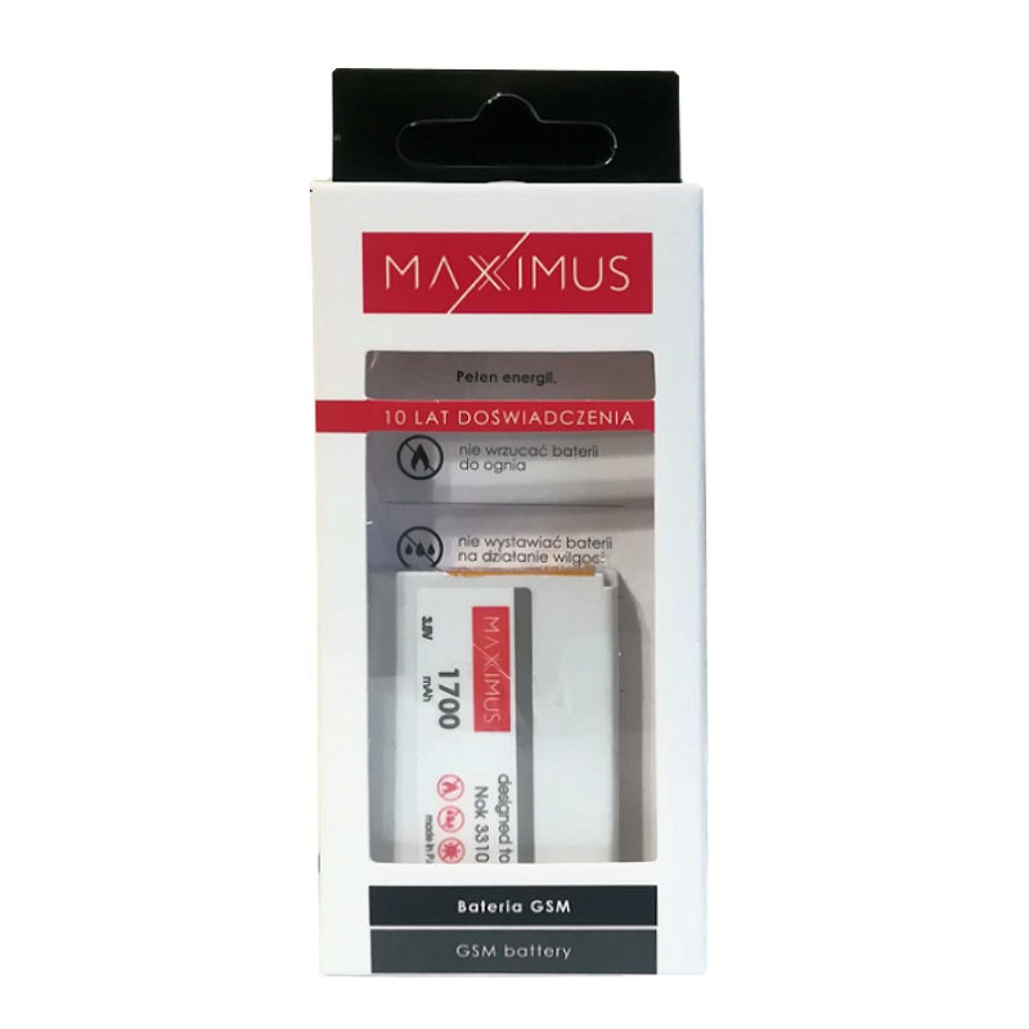 Batterie Maxximus pour Nokia 3310 — 1700 mAh Lion