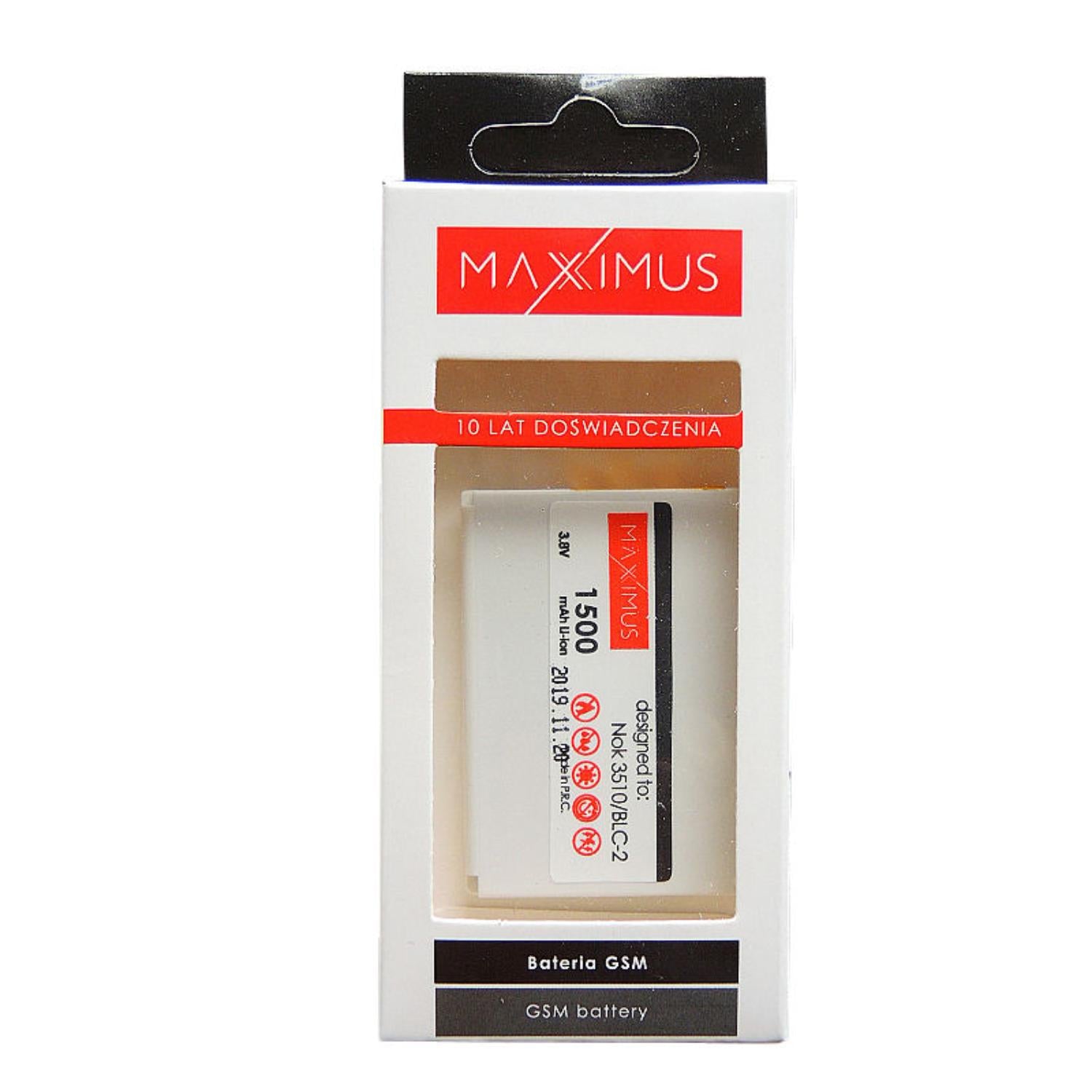 Batterie Maxximus pour Nokia 3510 — 1500 mAh Li-Ion