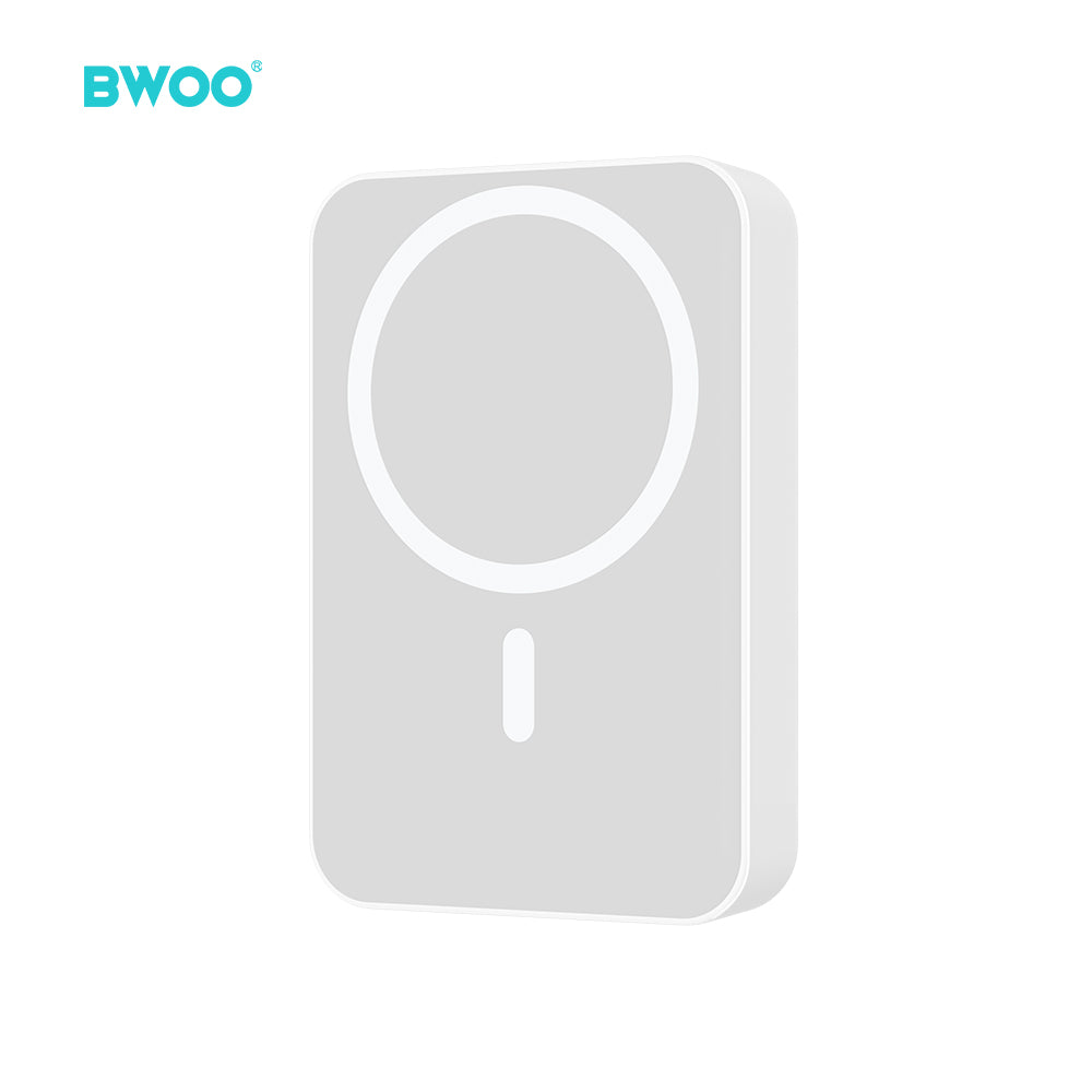 Chargeur BWOO 20W 10000 mAh sans fil magnétique blanc