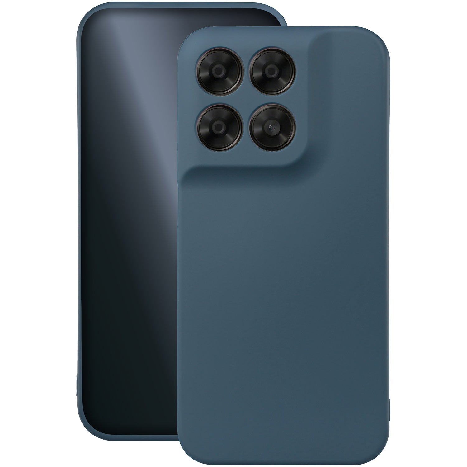 Silicon case for Motorola Moto G67 5G / G77 5G dark blue