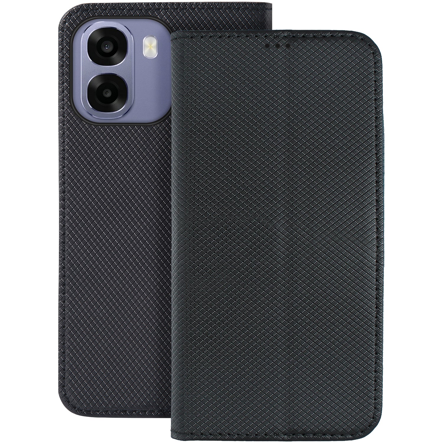 Smart Magnet case for Oppo A6 4G / A6 5G / A6X 4G / A6X 5G / A6S 4G / A6S 5G Global black