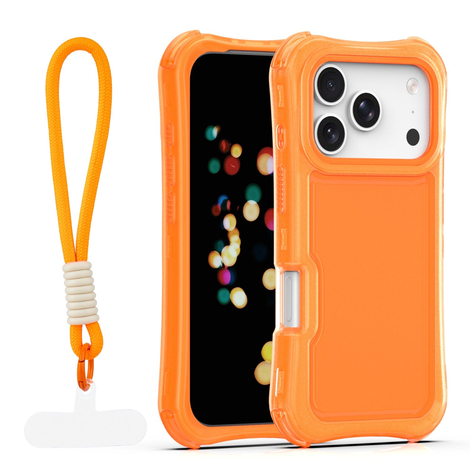 Coque SafePop avec sangle pour iPhone 17 Pro Max orange