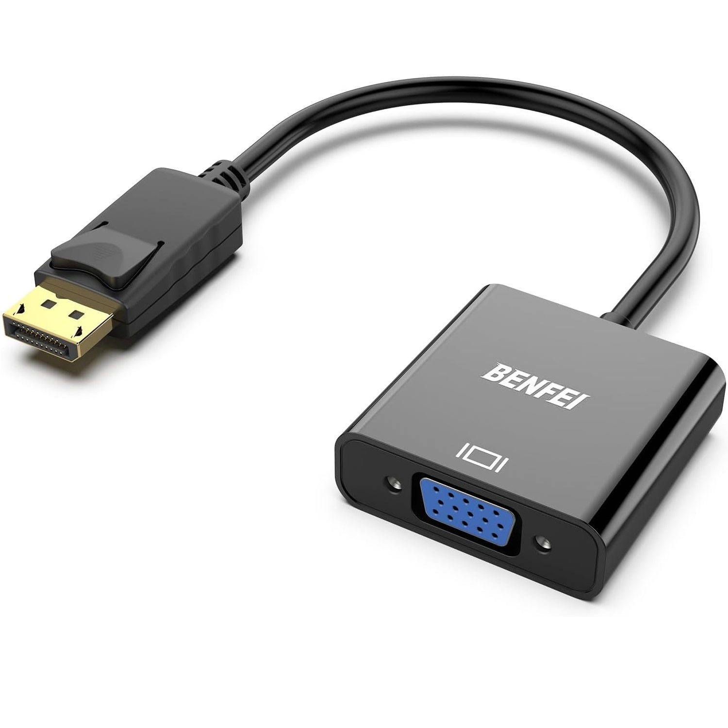BENFEI adapter DisplayPort to VGA 1080P unidirectional black
