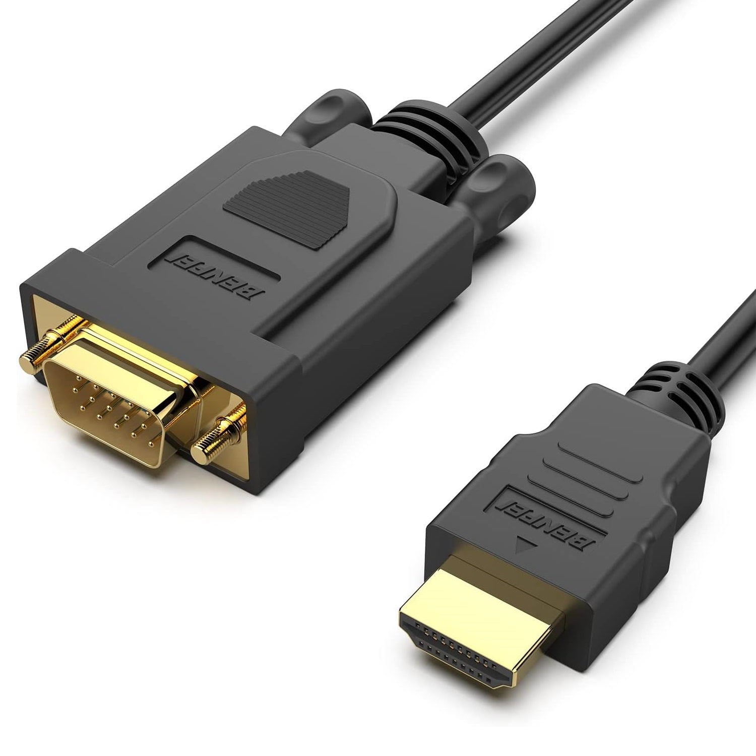 BENFEI cable HDMI to VGA cable 0,9 m unidirectional black