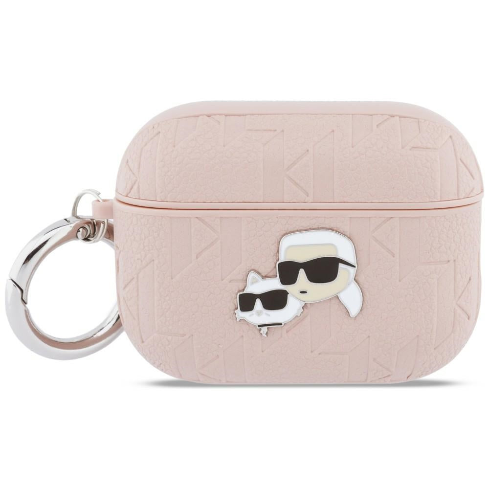 Karl Lagerfeld Monogram Karl & Choupette Head case for AirPods Pro 3 pink