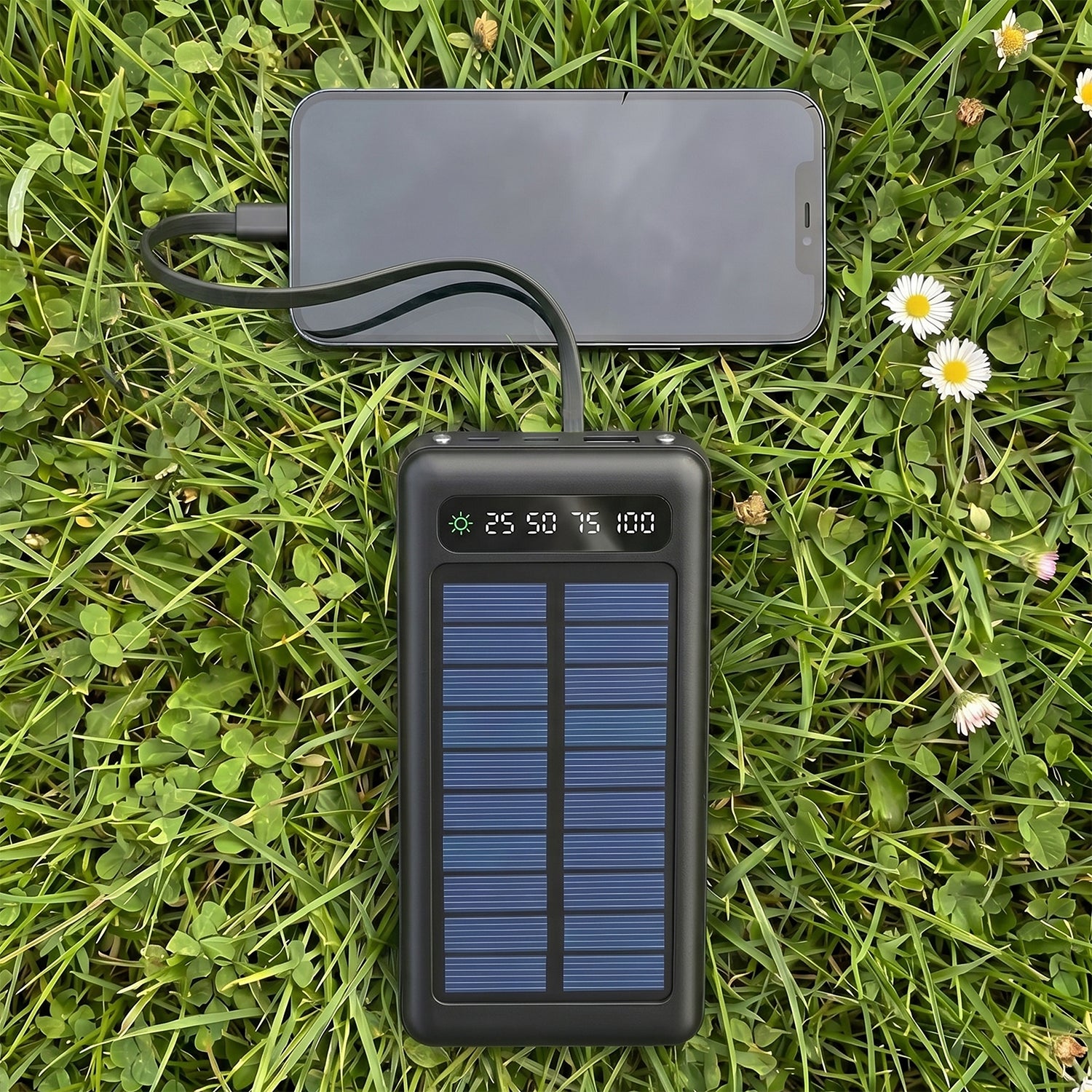 Setty solar power bank SLR-100 10000 mAh black