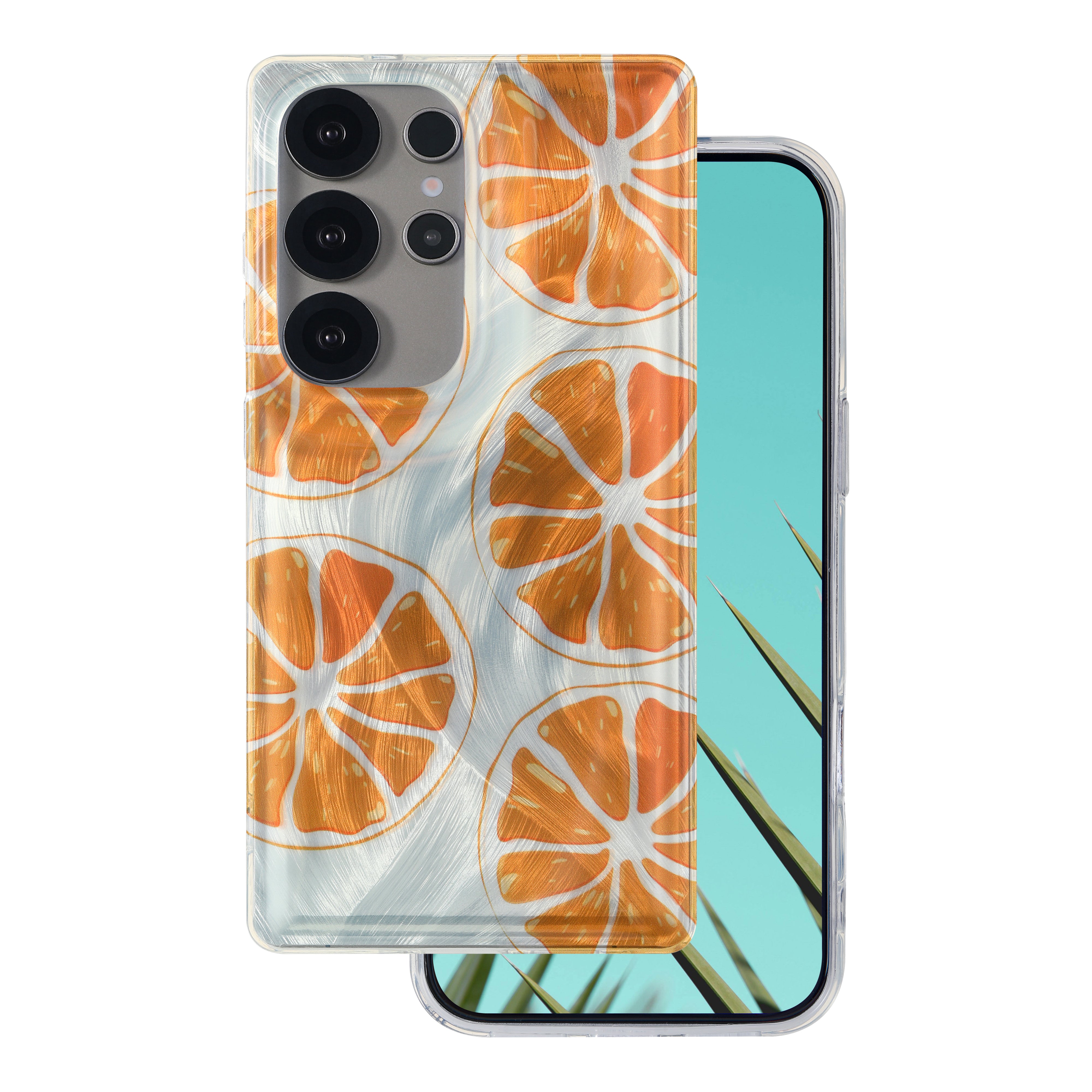 Ultra Trendy Summer case for Samsung Galaxy S24 / S25 orange