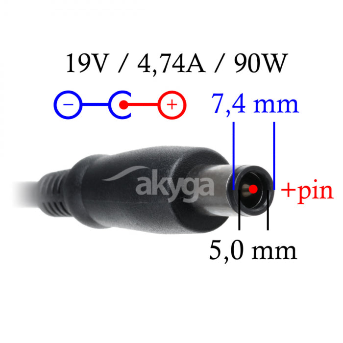 Akyga power supply for laptops HP AK-ND-04