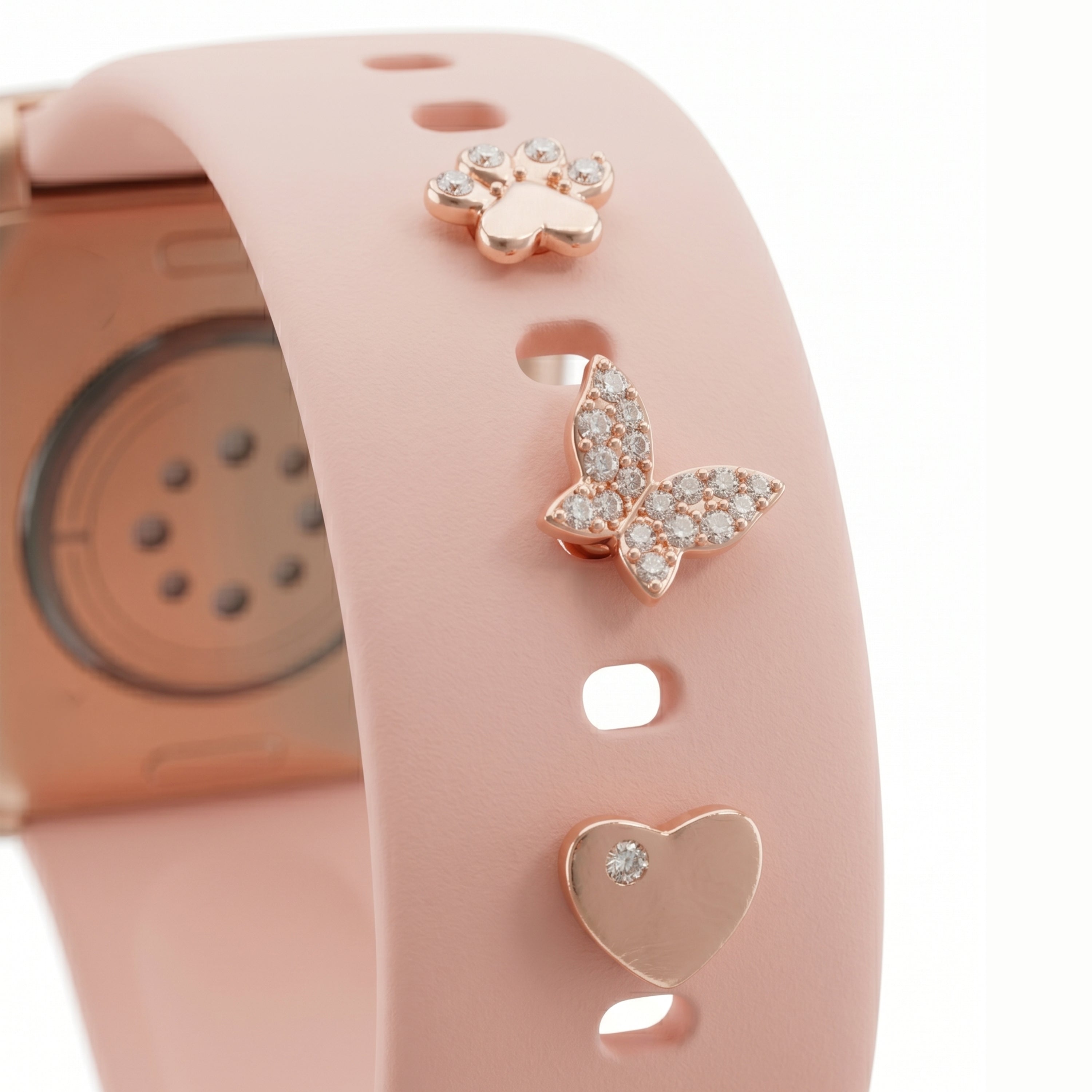 Forever smartwatch SW-330 ForeVigo 4 with charms rose gold