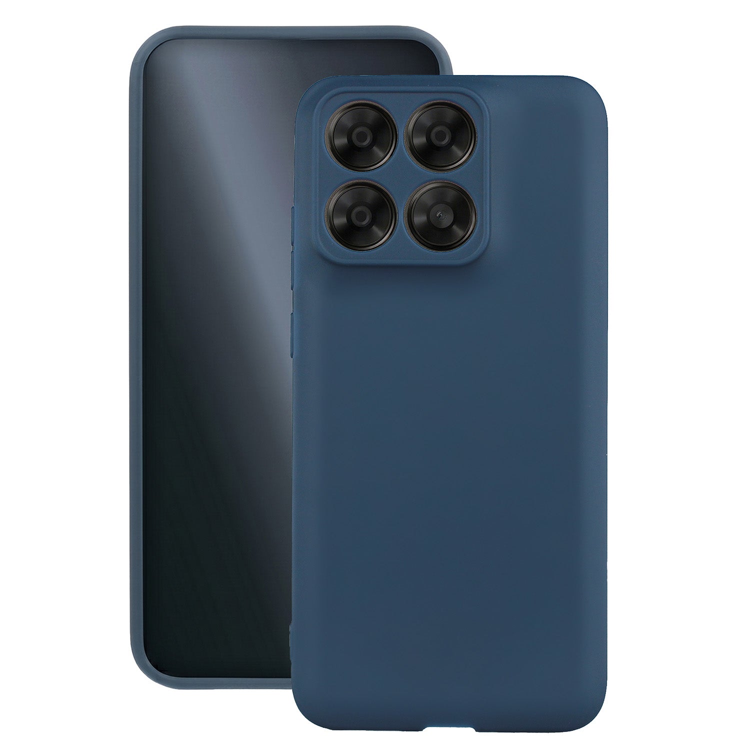Matt TPU case for Motorola Edge 70 Fusion dark blue