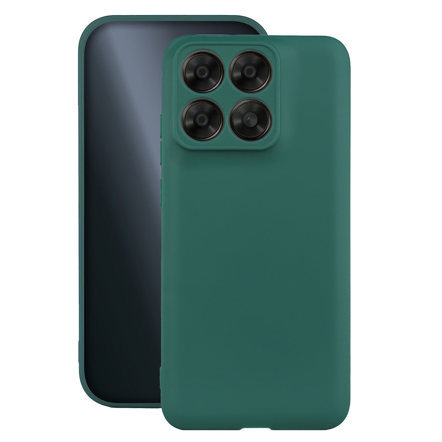 Matt TPU case for Motorola Edge 70 Fusion forest green