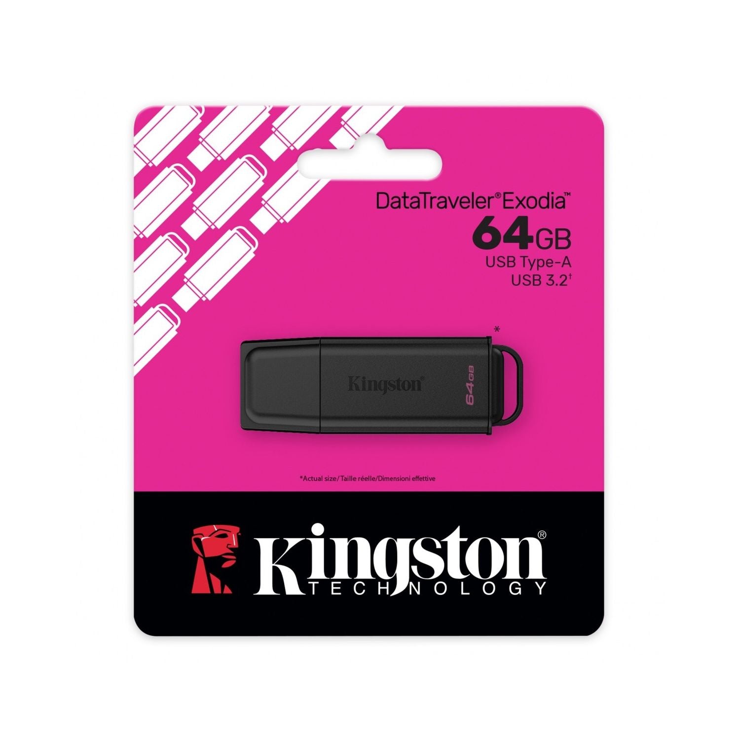 Kingston pendrive 64GB USB 3.2 Gen1 Exodia G2 black
