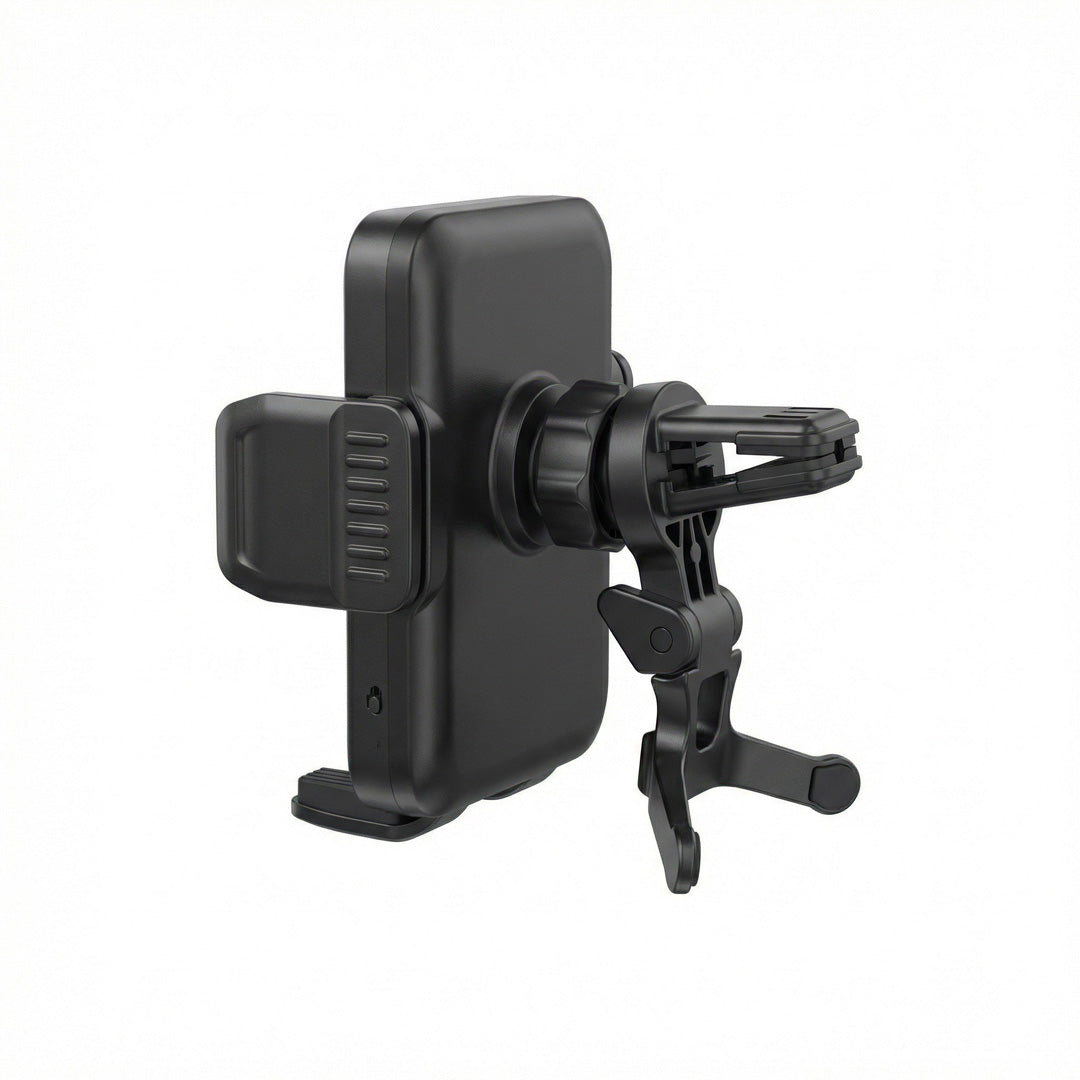 XO car holder WX046 with wireless inductive charger 15W black air vent