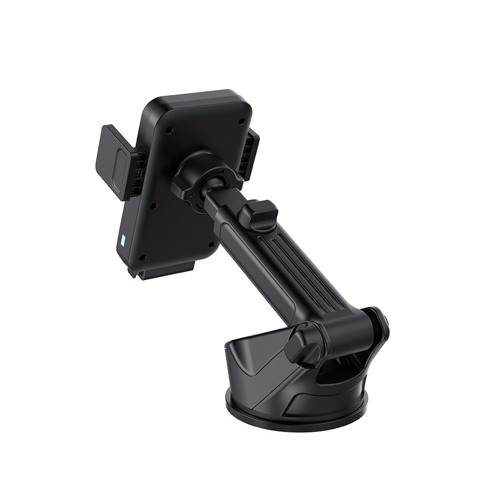 XO car holder WX043 with wireless inductive charger black 15W with suction cup