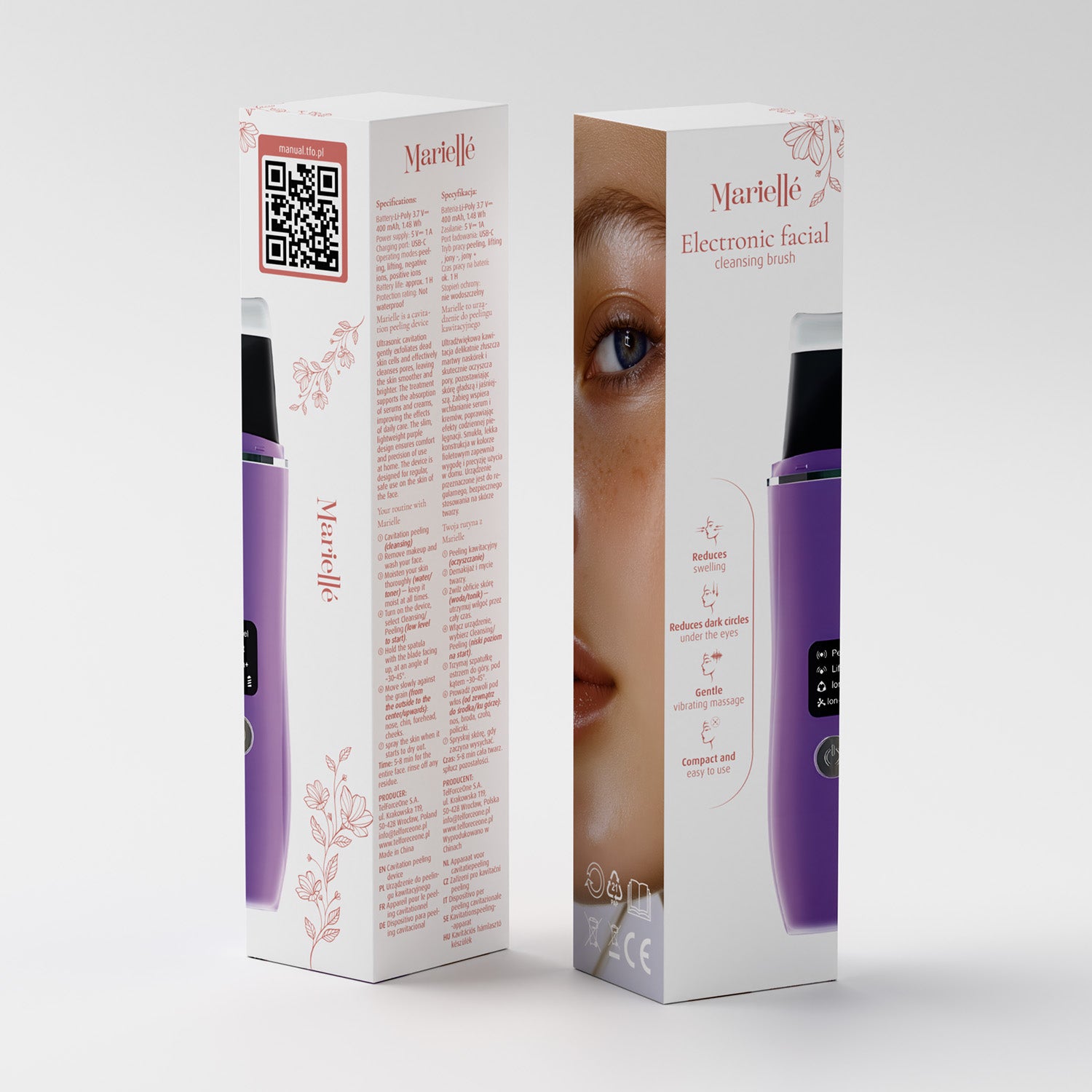 Marielle hydration peeling device MPK purple
