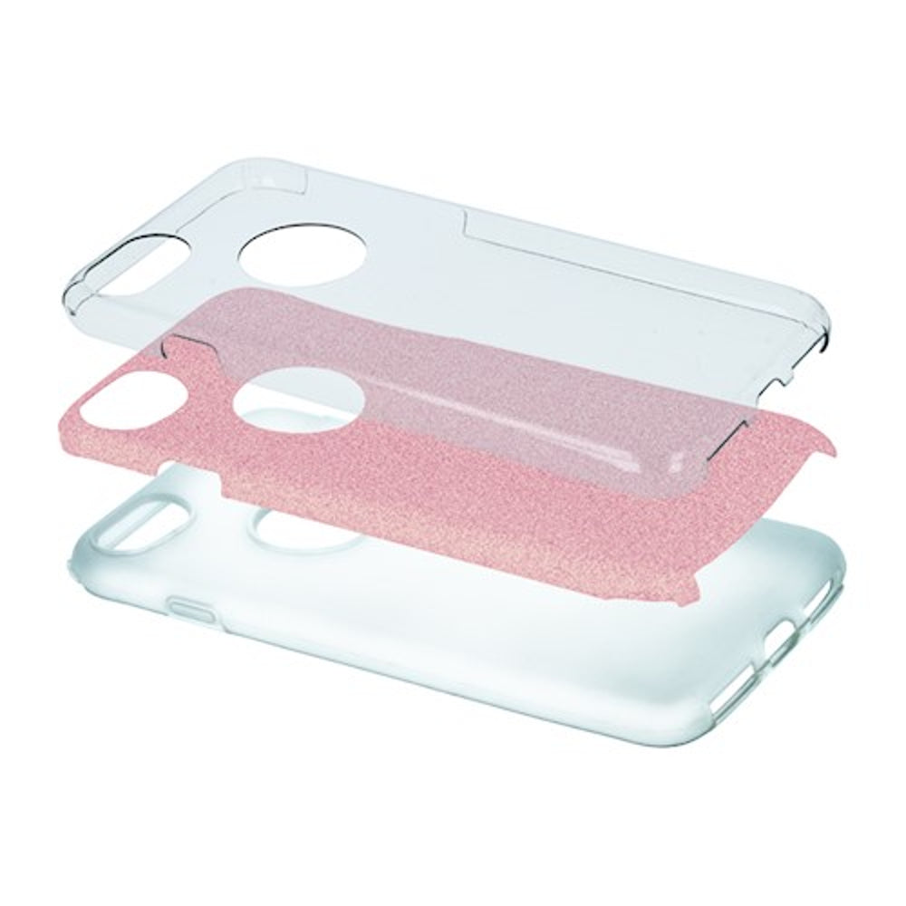 Glitter 3in1 case for Samsung Galaxy A26 pink