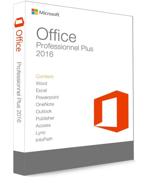 Microsoft Office 2016 Professionnel Plus