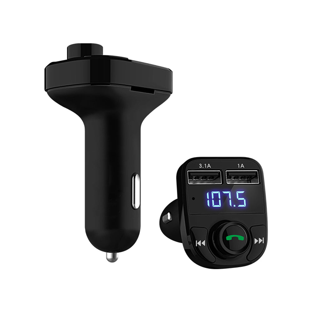 Chargeur FM Bluetooth Forever TR-330 noir avec 2x USB