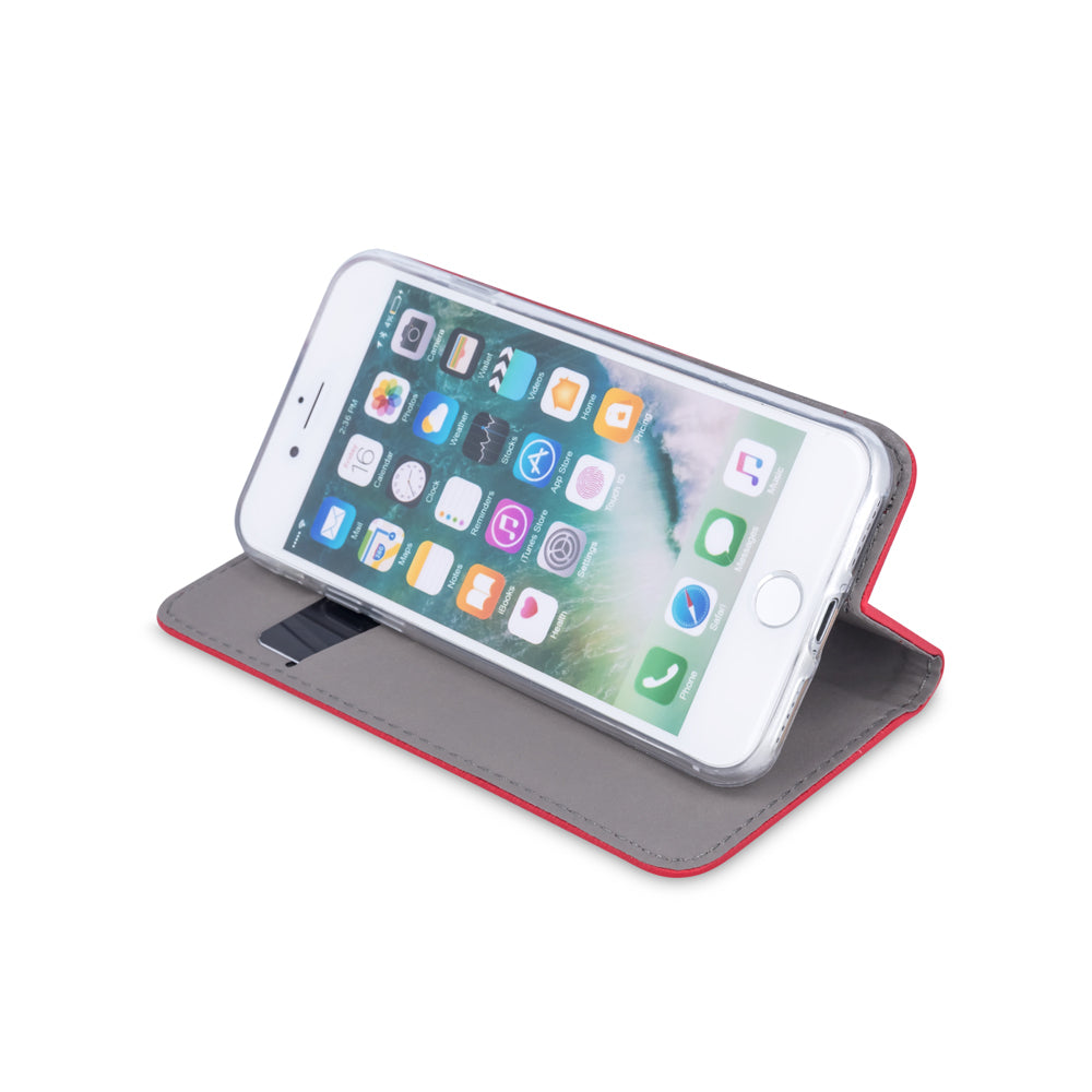 Smart Magnet case for Motorola Moto E15 / G05 red