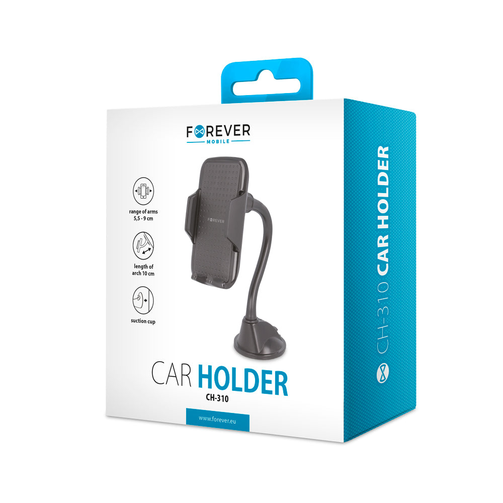 Support voiture universel Forever CH-310 pour pare-brise — ventouse 360°