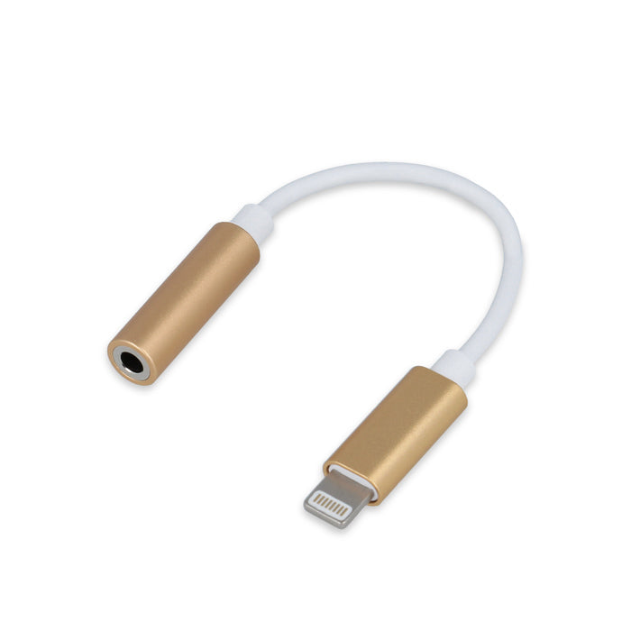 Forever adapter audio jack 3,5mm - Lightning gold