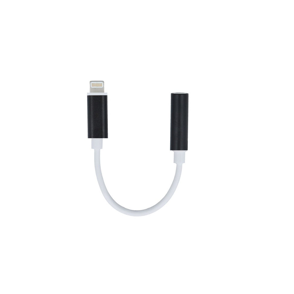Forever adapter audio jack 3,5mm - Lightning black